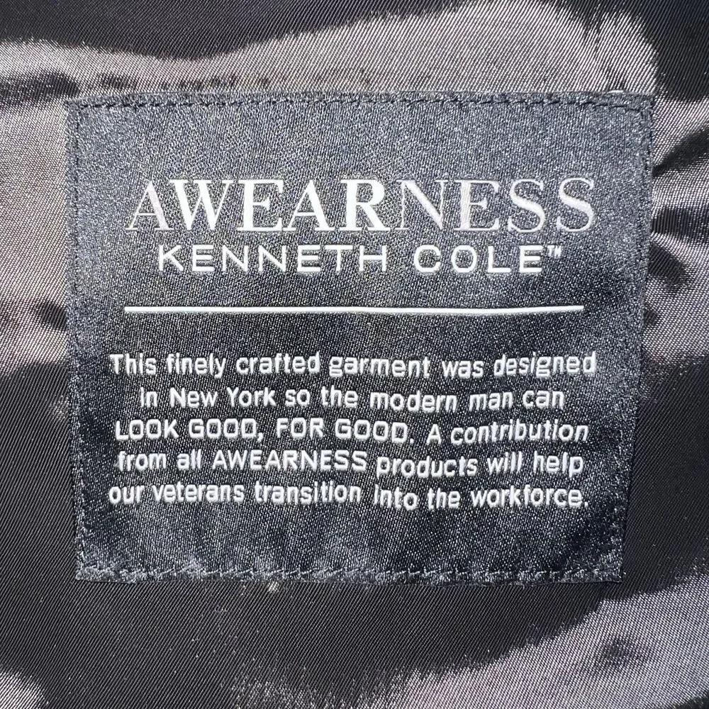 Kenneth Cole Awareness Men’s Blazer 38 Short Veterans